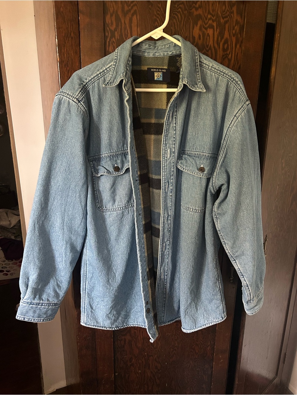 Vintage Fleece Lined Denim Shirt